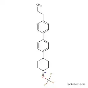 Molecular Structure of 194731-53-8 (1,1'-Biphenyl, 4-propyl-4'-[trans-4-(trifluoromethoxy)cyclohexyl]-)