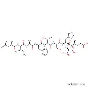 Molecular Structure of 194781-66-3 (L-Serine,
L-leucyl-L-isoleucyl-L-alanyl-L-phenylalanyl-L-threonyl-L-seryl-L-a-glutamyl-
L-histidyl-)