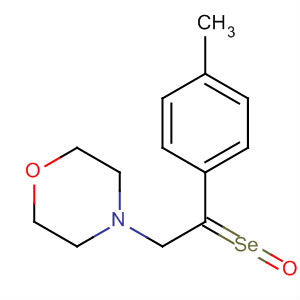 Molecular Structure of 194789-49-6 (Morpholine, 4-[2-(4-methylphenyl)-2-oxo-1-selenoxoethyl]-)
