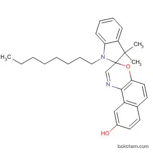 Molecular Structure of 194802-35-2 (3',3'-dimethyl-1'-octylspiro(3H-naphtho[2,1-b][1,4]oxazine-3,2'-indoline)-9-ol)