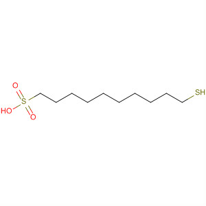 Molecular Structure of 194858-10-1 (1-Decanesulfonic acid, 10-mercapto-)