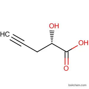 Molecular Structure of 194864-96-5 (4-Pentynoic acid, 2-hydroxy-, (S)-)