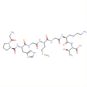 Molecular Structure of 194871-28-8 (L-Threonine, glycyl-L-prolyl-L-histidylglycyl-L-methionylglycyl-L-lysyl-)