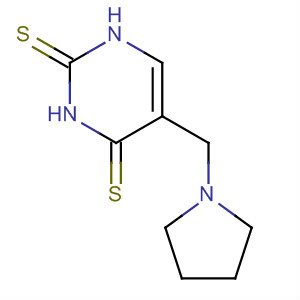 Molecular Structure of 194982-76-8 (2,4(1H,3H)-Pyrimidinedithione, 5-(1-pyrrolidinylmethyl)-)