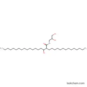 Molecular Structure of 195054-34-3 (Octadecanamide, N-(2,3-dihydroxypropyl)-3-hydroxy-2-tetradecyl-)