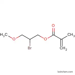 Molecular Structure of 195067-47-1 (2-Propenoic acid, 2-methyl-, 2-bromo-3-methoxypropyl ester)