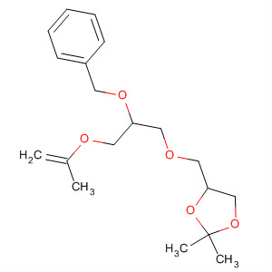 Molecular Structure of 195131-75-0 (1,3-Dioxolane,
2,2-dimethyl-4-[[2-(phenylmethoxy)-3-(2-propenyloxy)propoxy]methyl]-)