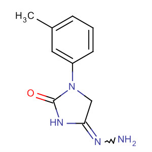 2-Imidazolidinone, 1-(3-methylphenyl)-, hydrazone