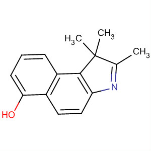 Molecular Structure of 195205-11-9 (1H-Benz[e]indol-6-ol, 1,1,2-trimethyl-)