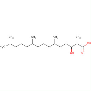 Molecular Structure of 195249-30-0 (Pentadecanoic acid, 3-hydroxy-2,6,10,14-tetramethyl-)