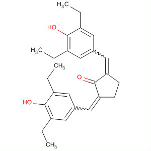 Molecular Structure of 195440-25-6 (Cyclopentanone, 2,5-bis[(3,5-diethyl-4-hydroxyphenyl)methylene]-)