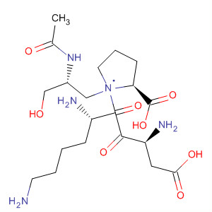 Molecular Structure of 199279-89-5 (L-Proline, N-[(2R)-2-(acetylamino)-3-hydroxypropyl]-L-a-aspartyl-L-lysyl-)