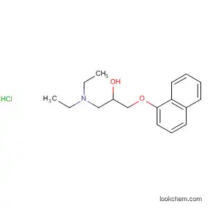 Molecular Structure of 4563-08-0 (2-Propanol, 1-(diethylamino)-3-(1-naphthalenyloxy)-, hydrochloride)