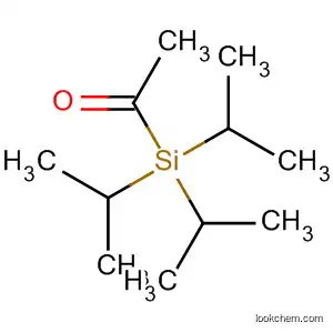 Molecular Structure of 121675-51-2 (Silane, acetyltris(1-methylethyl)-)