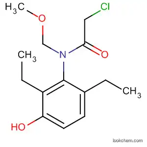 Molecular Structure of 145786-68-1 (Acetamide,
2-chloro-N-(2,6-diethyl-3-hydroxyphenyl)-N-(methoxymethyl)-)