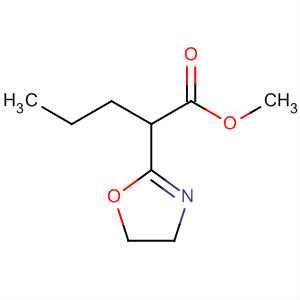 Molecular Structure of 191655-19-3 (2-Oxazolepentanoic acid, 4,5-dihydro-, methyl ester)