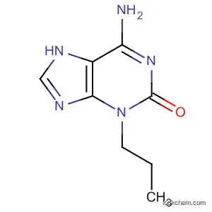 Molecular Structure of 195870-41-8 (2H-Purin-2-one, 6-amino-3,7-dihydro-3-propyl-)