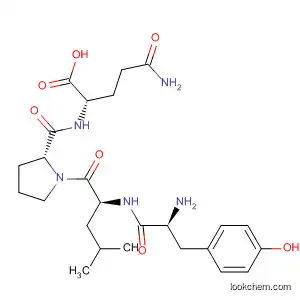 Molecular Structure of 196085-81-1 (L-Glutamine, L-tyrosyl-L-leucyl-L-prolyl-)
