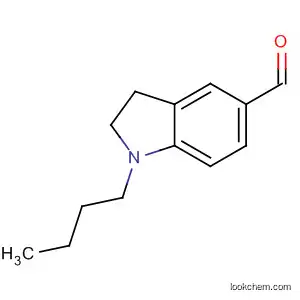 Molecular Structure of 313479-66-2 (1H-Indole-5-carboxaldehyde, 1-butyl-2,3-dihydro-)