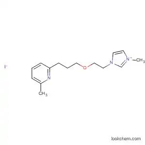 Molecular Structure of 331717-55-6 (1H-Imidazolium, 1-methyl-3-[2-[3-(6-methyl-2-pyridinyl)propoxy]ethyl]-,
iodide)