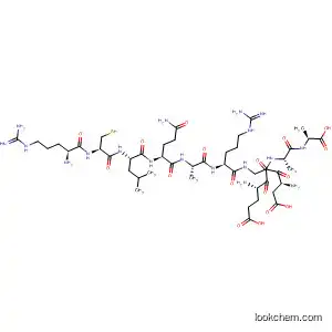 Molecular Structure of 404320-53-2 (L-Alanine,
L-arginyl-L-cysteinyl-L-leucyl-L-glutaminyl-L-alanyl-L-arginyl-L-a-aspartyl-L-
a-glutamylglycyl-L-alanyl-)