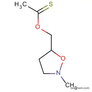 Molecular Structure of 404572-56-1 (Ethanethioic acid, S-[(2-methyl-5-isoxazolidinyl)methyl] ester)