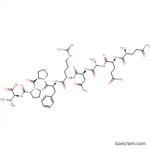 Molecular Structure of 459124-20-0 (L-Threonine,
L-glutaminyl-L-glutaminyl-L-alanyl-L-asparaginyl-L-arginyl-L-phenylalanyl-L-
prolyl-L-prolyl-)