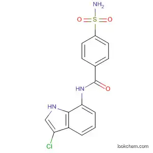 Molecular Structure of 476322-96-0 (Benzamide, 4-(aminosulfonyl)-N-(3-chloro-1H-indol-7-yl)-)