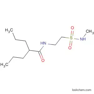 Molecular Structure of 481067-10-1 (Pentanamide, N-[2-[(methylamino)sulfonyl]ethyl]-2-propyl-)