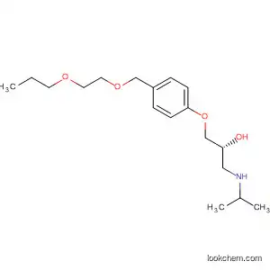 Molecular Structure of 539823-39-7 ((2R)-1-[(1-Methylethyl)amino]-3-[4-[(2-propoxyethoxy)methyl]phenoxy]-2-propanol)