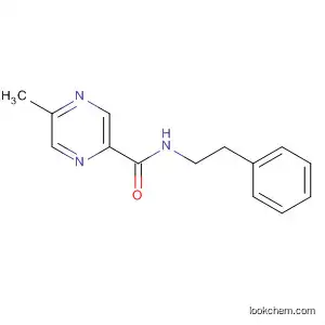 Molecular Structure of 591254-76-1 (Pyrazinecarboxamide, 5-methyl-N-(2-phenylethyl)-)