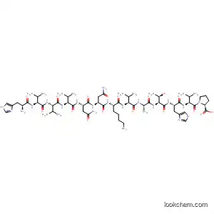 Molecular Structure of 591759-01-2 (L-Proline,
L-histidyl-L-valyl-L-valyl-L-valyl-L-asparaginyl-L-asparaginyl-L-lysyl-L-valyl-L-
alanyl-L-threonyl-L-histidyl-L-valyl-)