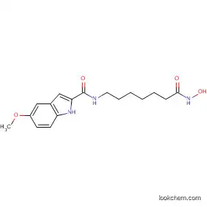 1H-Indole-2-carboxamide,
N-[7-(hydroxyamino)-7-oxoheptyl]-5-methoxy-