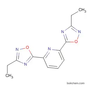 Molecular Structure of 593279-48-2 (Pyridine, 2,6-bis(3-ethyl-1,2,4-oxadiazol-5-yl)-)