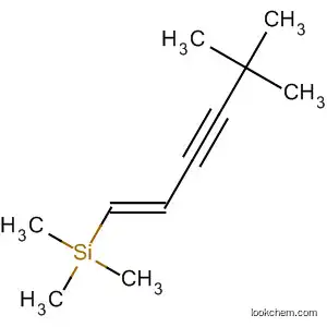Molecular Structure of 593288-36-9 (Silane, [(1E)-5,5-dimethyl-1-hexen-3-ynyl]trimethyl-)