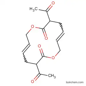 Molecular Structure of 594823-37-7 (1,8-Dioxacyclotetradeca-5,12-diene-2,9-dione, 3,10-diacetyl-)