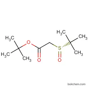 Molecular Structure of 594836-30-3 (Acetic acid, [(R)-(1,1-dimethylethyl)sulfinyl]-, 1,1-dimethylethyl ester)
