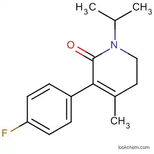 Molecular Structure of 594836-33-6 (2(1H)-Pyridinone,
3-(4-fluorophenyl)-5,6-dihydro-4-methyl-1-(1-methylethyl)-)