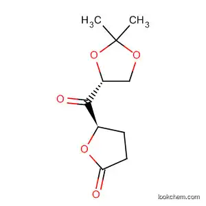 Molecular Structure of 594853-80-2 (2(3H)-Furanone,
5-[[(4R)-2,2-dimethyl-1,3-dioxolan-4-yl]carbonyl]dihydro-, (5R)-)