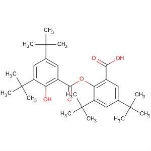 Benzoic acid, 3,5-bis(1,1-dimethylethyl)-2-hydroxy-, 2-carboxy-4,6-bis(1,1-dimethylethyl)phenyl ester