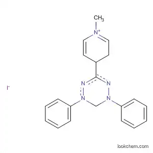 Molecular Structure of 595606-82-9 (1,2,4,5-Tetrazin-1(2H)-yl,
3,4-dihydro-6-(1-methylpyridinium-4-yl)-2,4-diphenyl-, iodide)