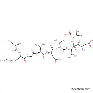 Molecular Structure of 596135-98-7 (L-Valine,
L-seryl-L-lysylglycyl-L-valyl-L-asparaginyl-L-valyl-L-a-aspartyl-L-threonyl-)