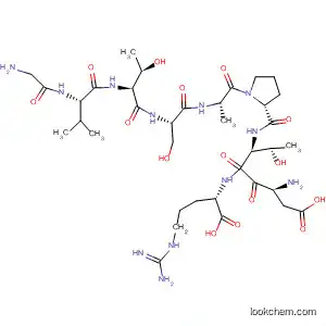 Molecular Structure of 121501-23-3 (L-Arginine,
glycyl-L-valyl-L-threonyl-L-seryl-L-alanyl-L-prolyl-L-a-aspartyl-L-threonyl-)