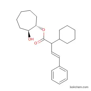 Cyclohexaneacetic acid, 2-[(1E)-2-phenylethenyl]-,
(1S,2S)-2-hydroxycycloheptyl ester, (1S,2S)-