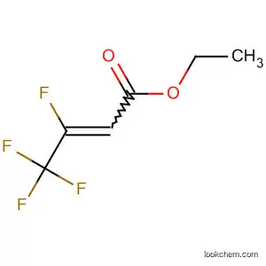 Molecular Structure of 197226-71-4 (2-Butenoic acid, 3,4,4,4-tetrafluoro-, ethyl ester)