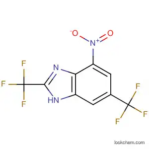 Molecular Structure of 21731-54-4 (1H-Benzimidazole, 4-nitro-2,6-bis(trifluoromethyl)-)
