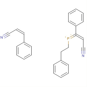 Molecular Structure of 599183-93-4 (2-Propenenitrile, 3,3'-[(2-phenylethyl)phosphinidene]bis[3-phenyl-,
(2Z,2'Z)-)