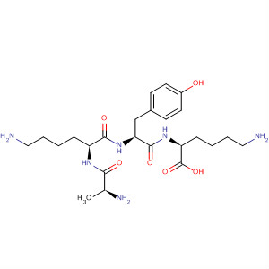 Molecular Structure of 599197-89-4 (L-Lysine, L-alanyl-L-lysyl-L-tyrosyl-)