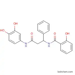 Molecular Structure of 600723-59-9 (Benzenepropanamide,
N-(3,4-dihydroxyphenyl)-3-[(2-hydroxybenzoyl)amino]-)