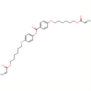 Molecular Structure of 151464-39-0 (Benzoic acid, 4-[[6-[(1-oxo-2-propenyl)oxy]hexyl]oxy]-,
4-[[6-[(1-oxo-2-propenyl)oxy]hexyl]oxy]phenyl ester)